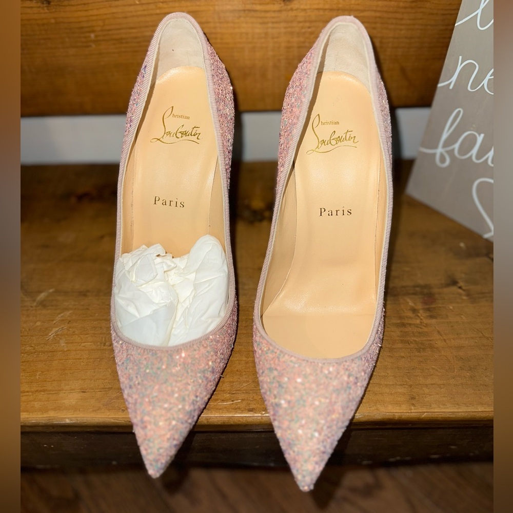 Size38 100mm Christian louboutin shoes